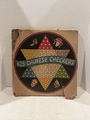 $9.99 • Buy Vintage Tin 625 Chinese Checkers Ranger Steel Products 