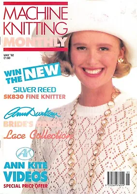 Machine Knitting Monthly Pattern Magazine April 1992 Iris Bishop Vintage Bridal • £6.49