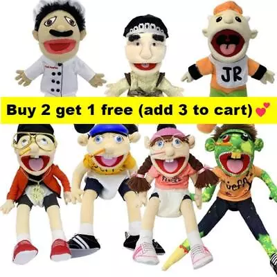 40/60cm Jeffy Puppet Hat Hand Jeffy Plush Cosplay Toy Game Stuffed Doll Kid Gift • £15.97