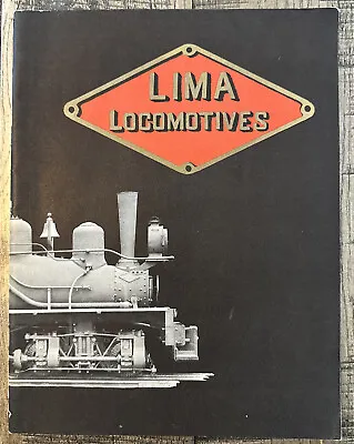 Lima Locomotives 1911 Catalog Reprint Pacific Railway Journal  Vol. 2. #10 1960 • $16.99