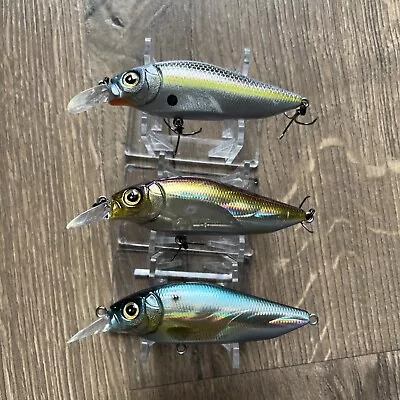 Megabass Flap Slap - Megabass Crankbait 3  - 3/8 Oz - Lot Of 3 Preowned • $18.05