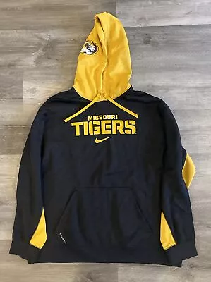 Nike On Field Missouri Tigers Black Mizzou Hoodie NCAA Football XXL Therma-Fit • $0.99