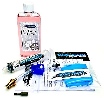 £13.99 • Buy * TBS Charger Damper Bleed Kit For Rockshox. 100ml 3wt Rockshox Fluid Option! *