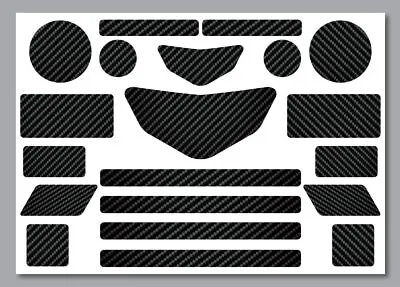 $7.88 • Buy Vinyl Carbon Fibre Effect Scratch Protector Motorcycle Tank Car Decal Stickers