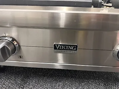 36 Inch Viking Pro-Style Gas Range Top 4 Sealed Burners And  Grill VGRT5364QSS • $2299