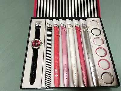 Barbie Wrist Watch With 7 Bands & Bezels Pinks And More Vintage 2011 • $32