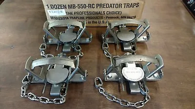 4 Mb 550 Closed Jaw 2 Coil Coyote Trap Minnesota Brand Bobcat Fox Trapping Duke  • $110.95