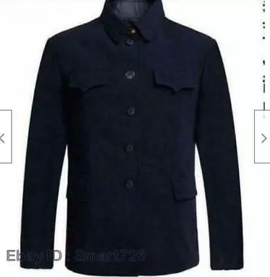 Mao Suit Men's Ethnic Coat Single Breasted Jacket Retro Thicken OL Casual Cotton • $47.41