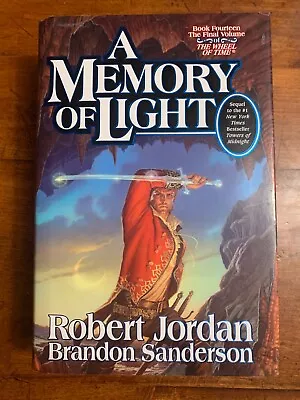 Brandon Sanderson SIGNED BOOK A Memory Of Light FIRST EDITION Hardcover RARE • $199.99