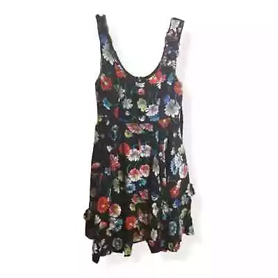 Anthropologie Moulinette Soeurs Asters Everywhere 3D Floral Dress Size 2 • $15