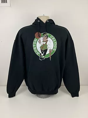 VTG Boston Celtics Black Hoodie Mens Size XL Jerzees NBA Basketball USED • $29.99