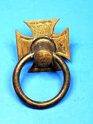 Maltese Cross Cabinet Drawer Cupboard Pull Hardware Bronze Single • $23.95