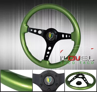 Drifting Drag Tuning Steering Wheel Center Jdm Leaf Badge Vip 6Bolt Hole • $65.99