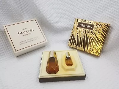 Vintage Avon Timeless Ultra Gift Set - Small Bottle Leaked Onto Box - NOS • $7