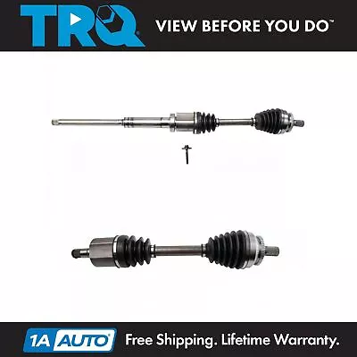 TRQ Front Complete CV Axle Shaft Assembly LH RH Pair 2pc For Volvo XC70 AWD • $154.95