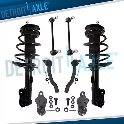 Front Struts & Spring Sway Bars Tie Rods Ball Joints For 2012-2017 Toyota Camry • $184.93