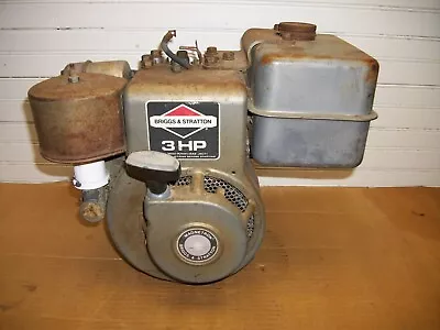 Briggs & Stratton 3 HP 80302 Engine 1987 Has Spark Non Running Recoil Start Carb • $70