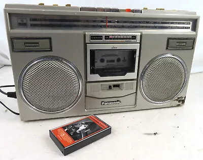 Vintage Panasonic  RX-5100 AM FM Stereo Tape Boombox Tested Works • $19.99