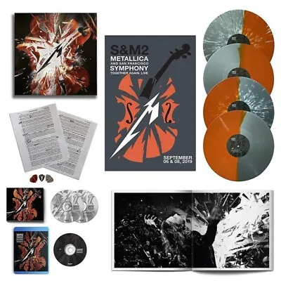 Metallica - S&m2 (limited Deluxe Box Set: 4lp2cd1 Blu-ray)  7 Vinyl Lp New • £160.37