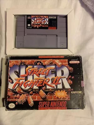 £43.99 • Buy SNES SUPER NINTENDO SUPER STREET FIGHTER 2 BOXED AND COMPLETE US Import Ntse