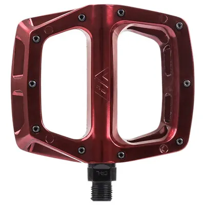 DMR V8 Platform Pedals 9/16  Concave Aluminum Body 8 Removable Pins Electric Red • $52.83