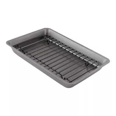 Nonstick Carbon Steel Small Roasting Pan With Rack Roasting Pan For Countert... • $30.99