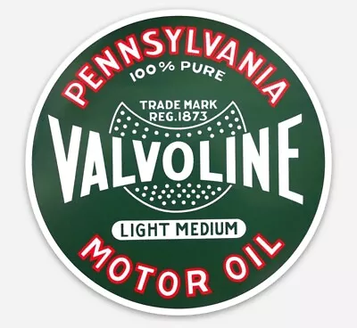 Vintage Retro Style Valvoline Racing Oil Logo Vinyl Decal Sticker • $2.99