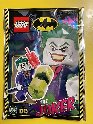 Sealed NEW LEGO Batman THE JOKER Lime Bow Tie Minifigure Foil 211905 Sh515 • $27.39