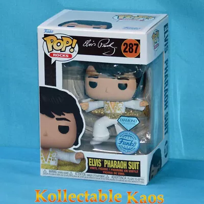 Elvis Presley - Elvis Pharaoh Suit Diamond Glitter Pop! Vinyl Figure (RS) #287 • $23