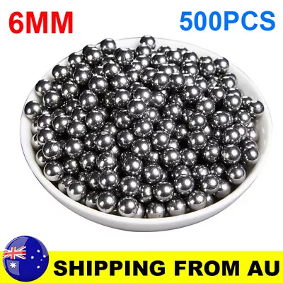 500PCS 6mm Cycling Stainless Steel Smooth Balls Bike Bicycle Precision Bearing • $14.07