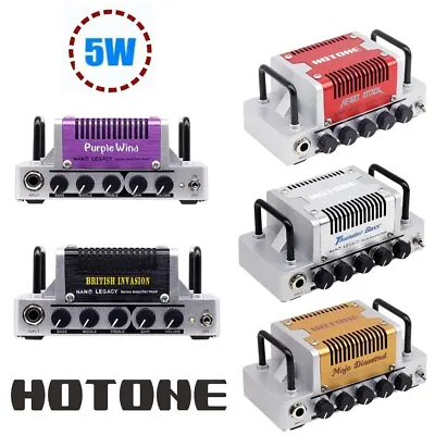 Hotone 5 Styles Guitar Amp Head AB Amplifier With CAB SIM Phones/Line Output UK • £79.19