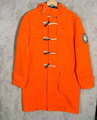 Rowing Blazers X Target Men's Orange Duffle Coat Crest M Medium Duffel Overcoat • $88