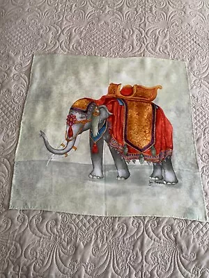 $48.75 • Buy Lovely Vintage JIM THOMPSON 100% Silk Tai Elephant Scarf With Original Packaging