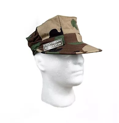 Usmc M81 Woodland Cap 8 Point 2 Ply Top Stitch No Ega • $16.99