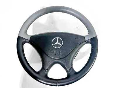 Sportline Steering Wheel Leather 380mm Gray Black Fits Mercedes W202 C230 C280 • $555.91