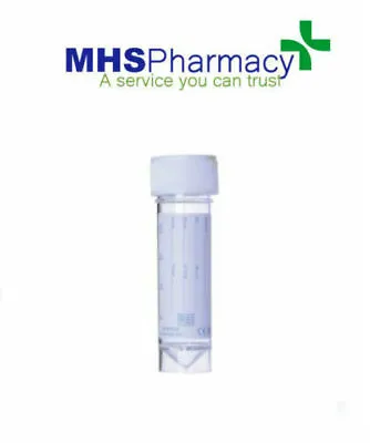 Sterile Sample Bottles 20ml (specimen Urine Hospital Lab) • £3.49