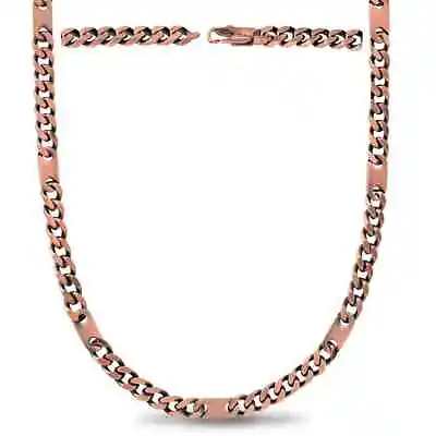 Copper Magnetic Therapy Necklace Curb Chain • $59.95