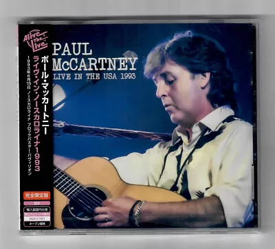 PAUL McCARTNEY  LIVE IN THE USA 1993  JAPAN 2 CD Charlotte NC  SEALED  • $45