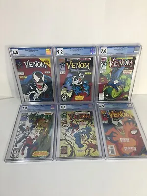 CGC Graded Complete Venom Lethal Protector Series #1 - #6 / 1st Solo Title 1993 • $349.99