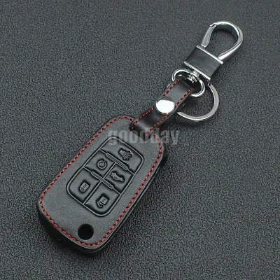 For Chevrolet Camaro Cruze Buick LaCrosse Leather Car Remote Key Fob Case Cover • $9.95