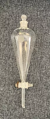 Vintage Pyrex Lab Madscientist Glassware Separatory Funnel Glass Stopcock 250ml • $25