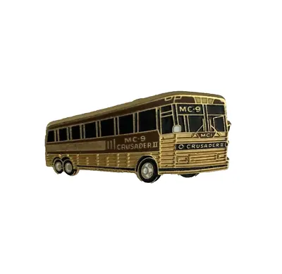 Vintage Enamel MC-9 Crusader II Bus Lapel Hat Pin Tie Tack • $7.27