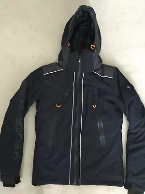 Boys Superdry SnowProDownhill Racer JKTski/snowboard Navy Jacket S • £99