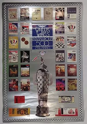 1991 Indianapolis 500 75TH Running Event Collector Poster Indy 500 IndyCar  • $19.99