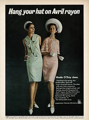 1960s Vintage Mode O'Day Womens Clothing Fashion Photo Print Ad • $24.95