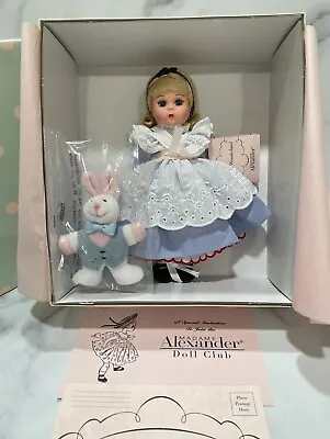 Madame Alexander - Alice In Wonderland 8” Doll And White Rabbit! No: 30665 • $49.99