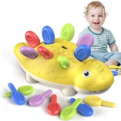 SUPFEEL Sensory Toys For 2 3 Year Old Baby Toy For Counting Dinosaur Toddler • £7.99