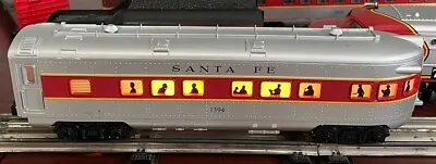Williams O Gauge Santa Fe Illuminated Observation Passenger Car #1394 - Ex! • $69.99