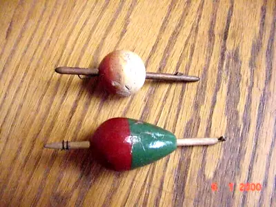 Vintage Wood Fishing Bobbers Floats • $16.95