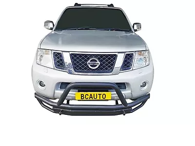 Heavy Duty Steel Nudge Bar Bull Bar For Nissan Navara D40 06-14 Black • $449.95